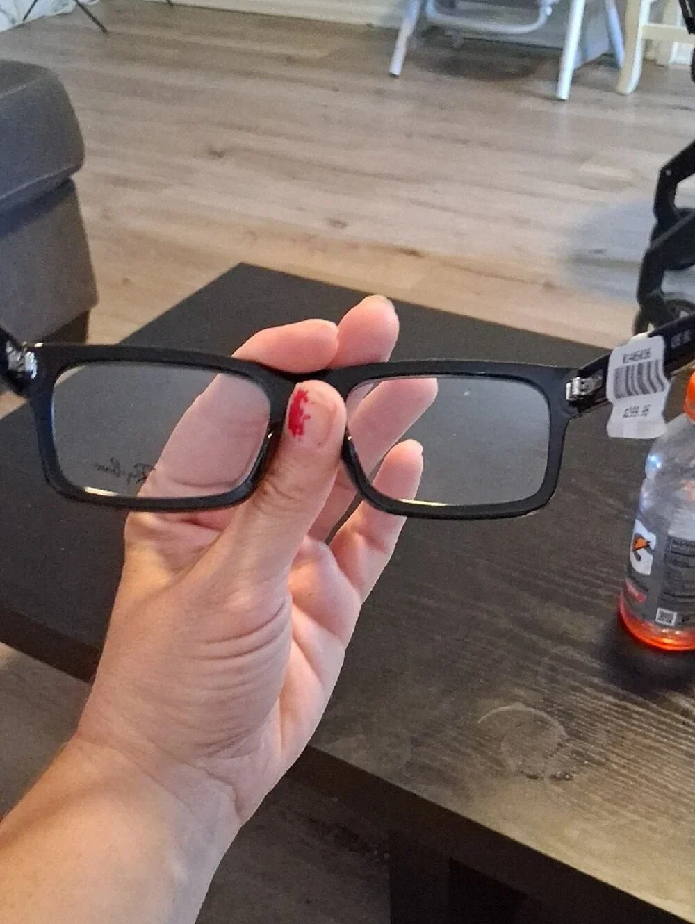 Ray-Ban Black Rectangular Eyeglasses
